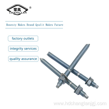 Inch chemical anchors Building set bolt